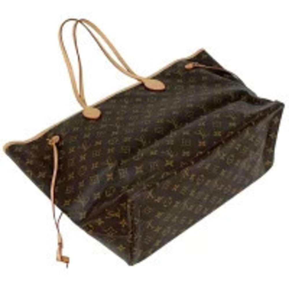 Louis Vuitton Bag Brown Shopping Neverfull Shoulder Monogram Tote Brown